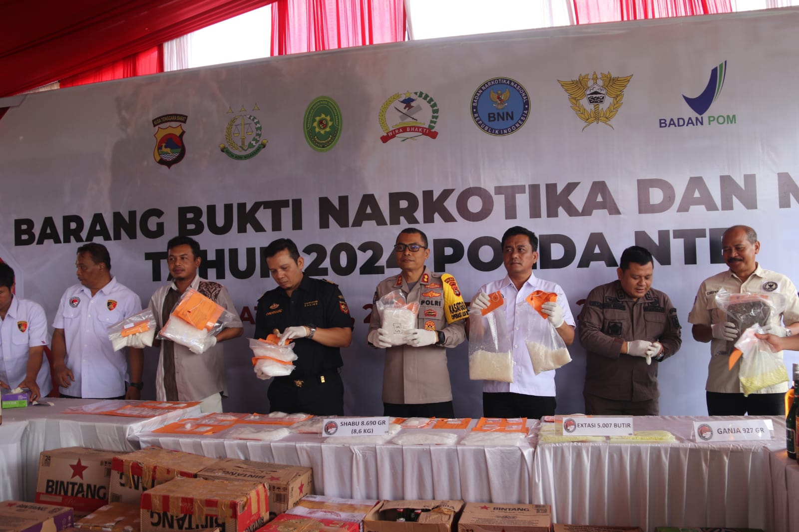 Penangkapan Residivis Narkoba di NTB Meningkat 23% pada 2024