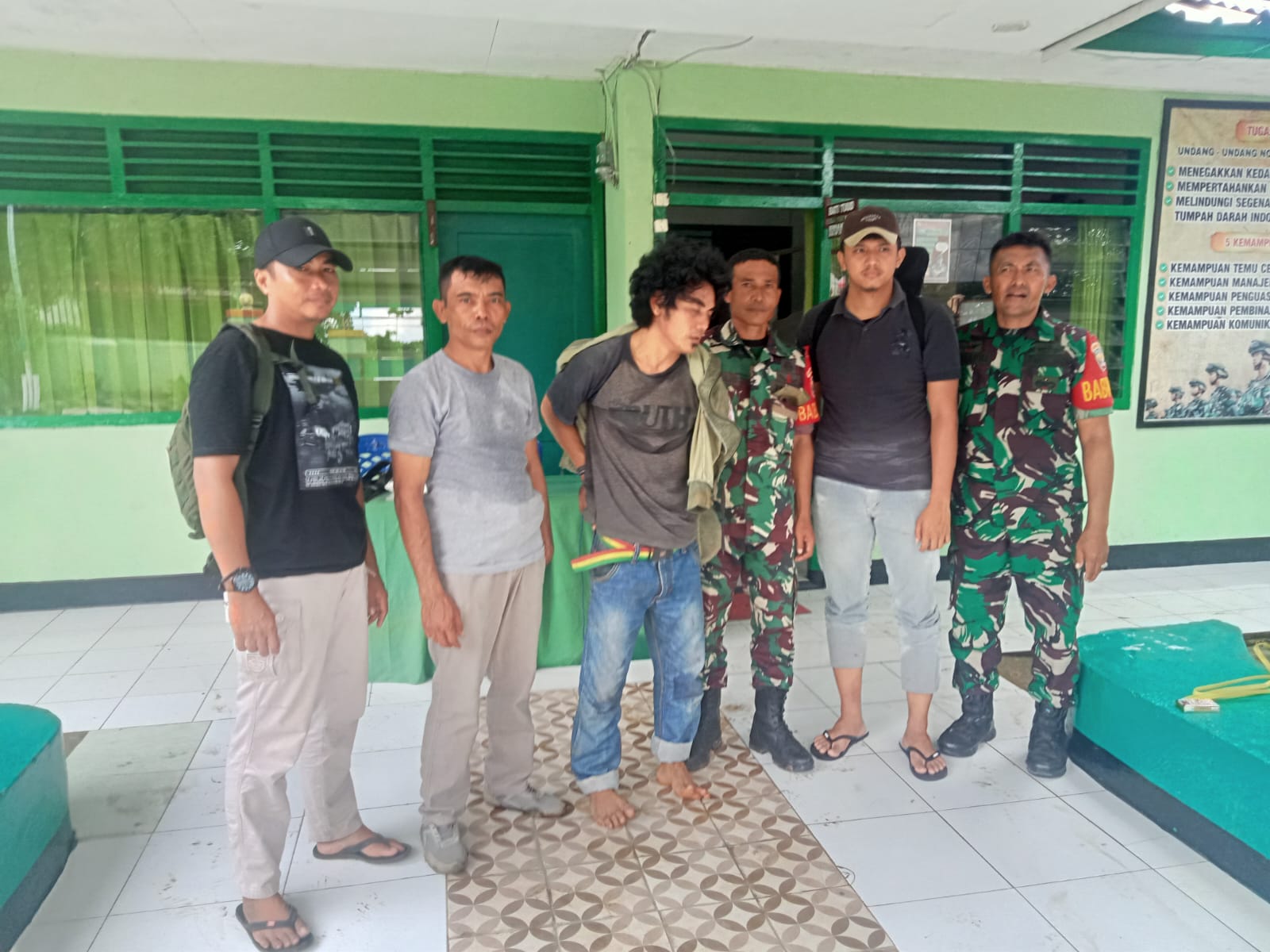 Respons Cepat Babinsa Sangiang, Tahanan Kabur Berhasil Ditangkap