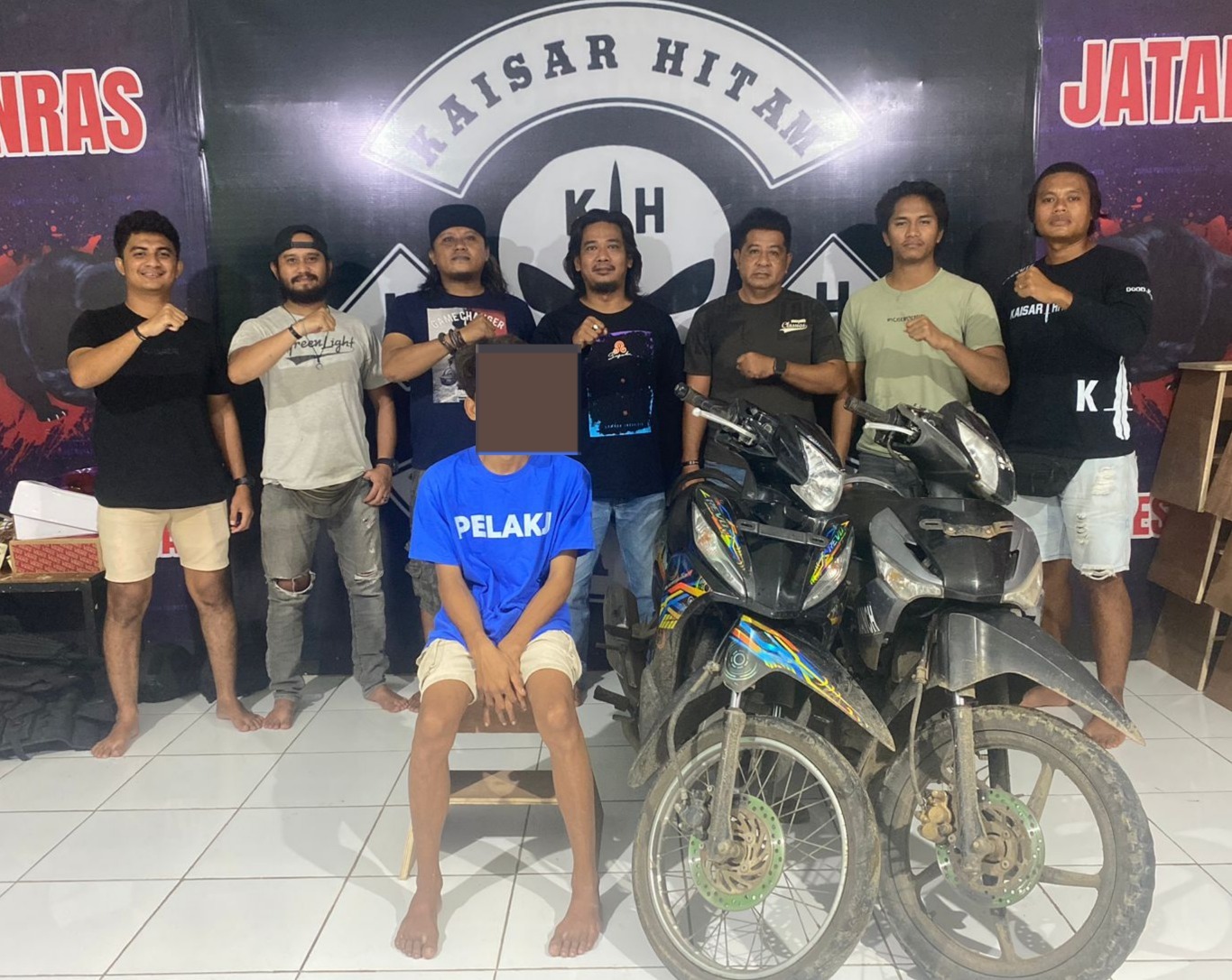 Polisi Bekuk Pencuri Motor di Bima, Barang Bukti Disita