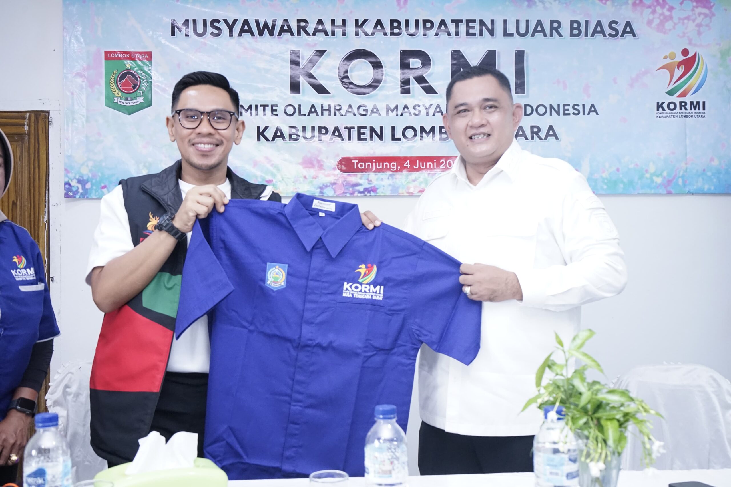 Wabup Kusmalahadi Nahkodai KORMI KLU hingga 2028