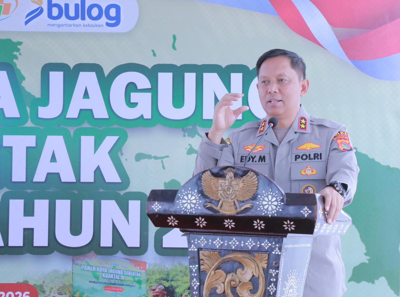 Polda NTB Ikut Panen Raya Jagung Serentak 2026, Perkuat Dukungan Swasembada Pangan Nasional