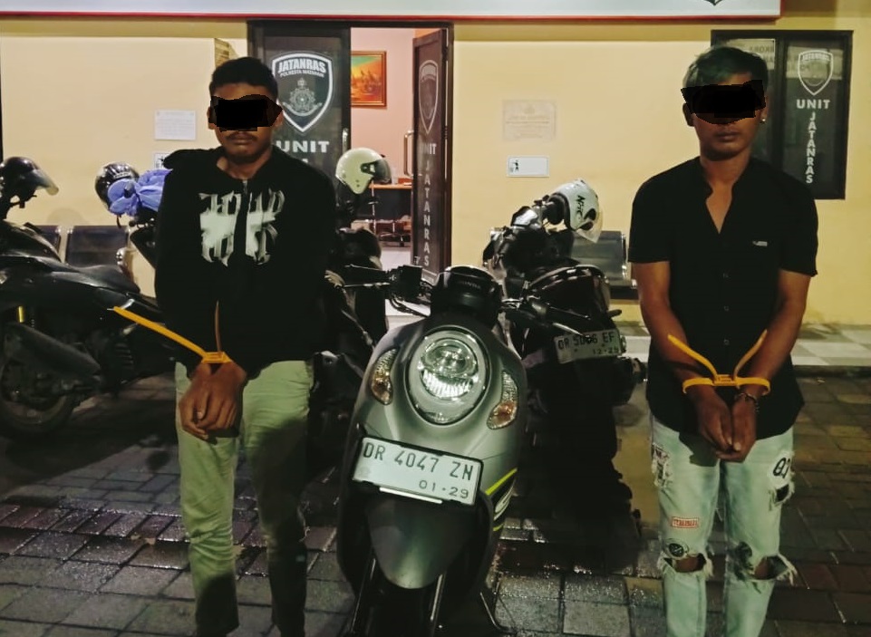 Aksi Curanmor di Kos Mataram Terungkap, Resmob Tangkap Dua Pelaku Dini Hari