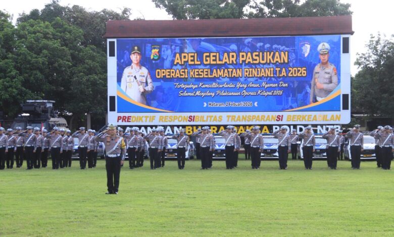 Razia Keselamatan Rinjani 2026 Dimulai, Polda NTB Fokus Tertib dan Selamat